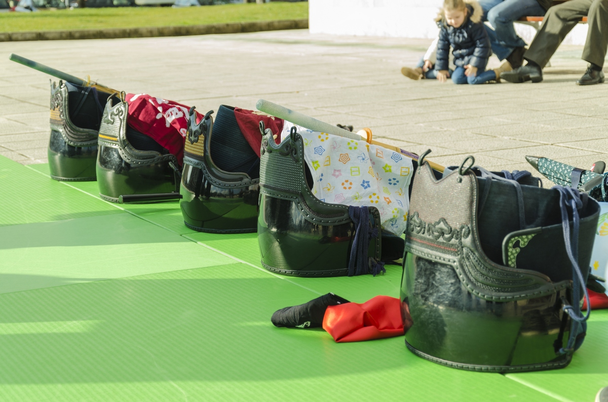 Exhibici&oacute;n de Kendo en Pamplona el 17-01-15